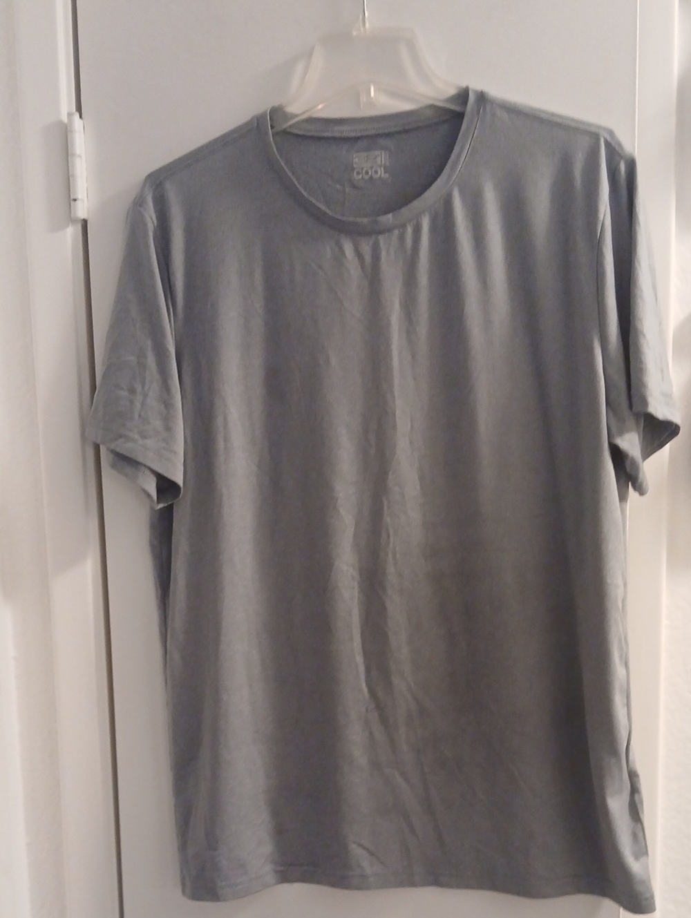 32 Degrees Men's Gray Crew Neck Shirt - Cool Comfort Large